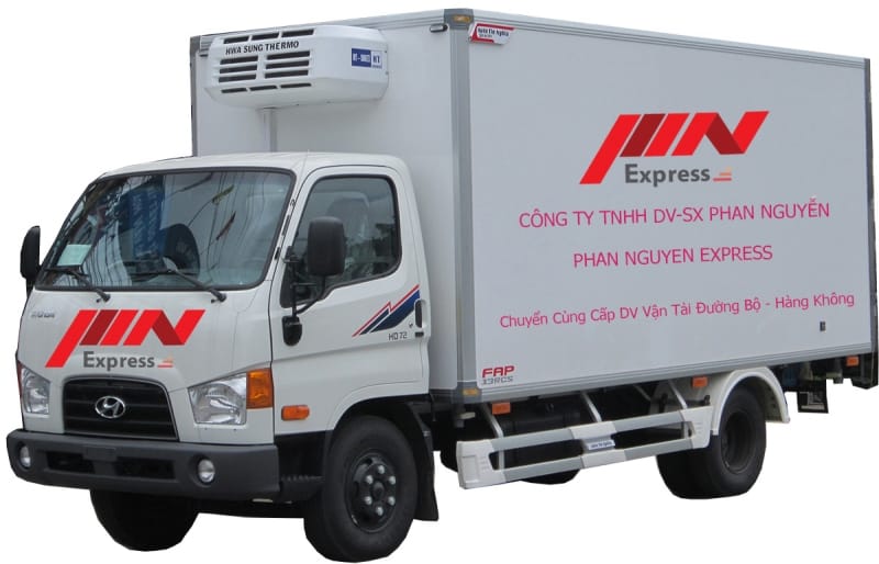 PhanNguyenExpress có hệ thống xe vận chuyển chuyên nghiệp
